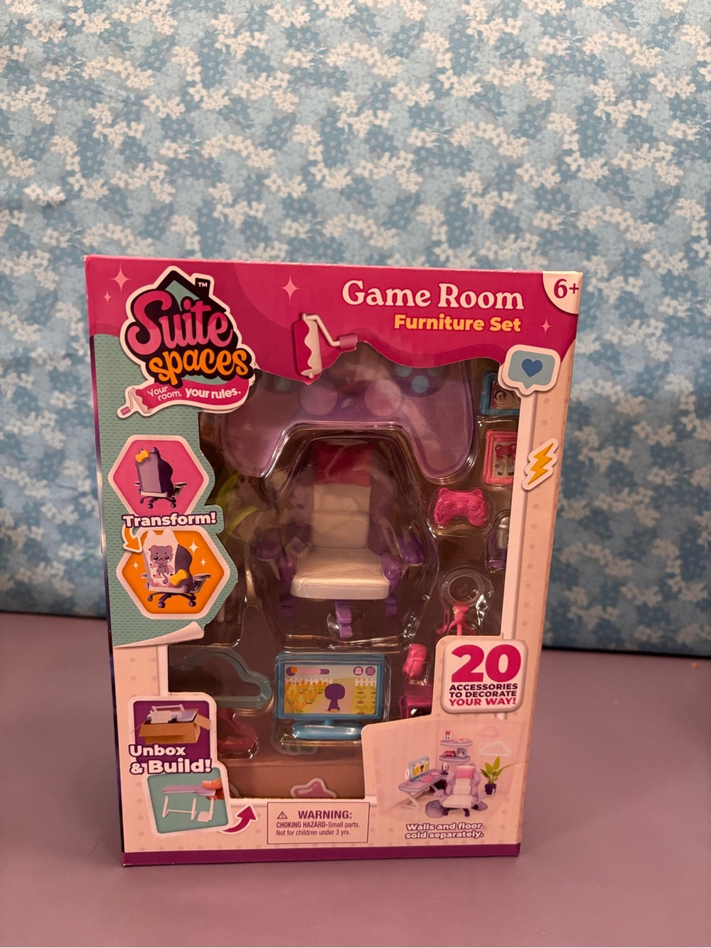 Game Room Furniture Set - Purple